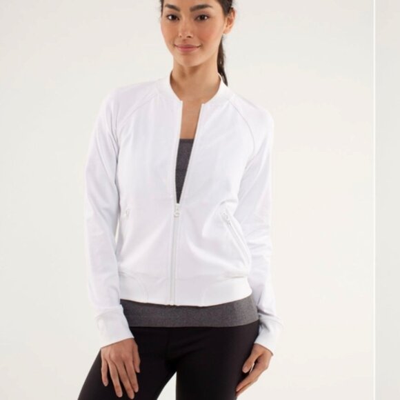 Lululemon Om Me Home Jacket White - Picture 1 of 13